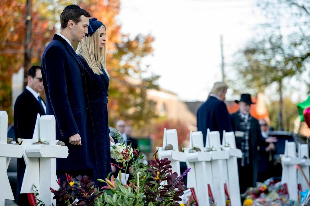 President Donald Trump's White House senior adviser Jared Kushner and Ivanka Trump.