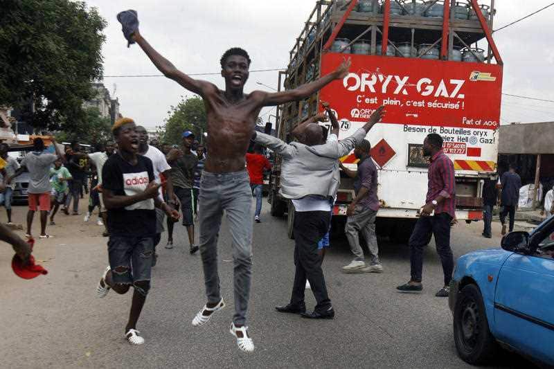 Mr Gbagbo's supporters have flocked to the streets after the ruling.