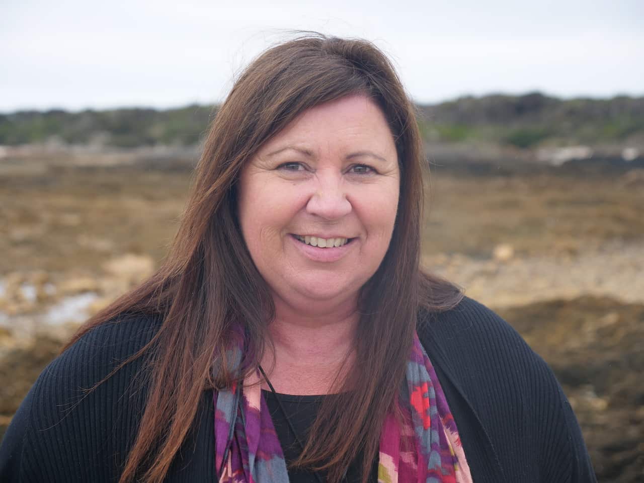 Jacinta Vanderfeen is a pakana woman and one of Caleb's mentors.