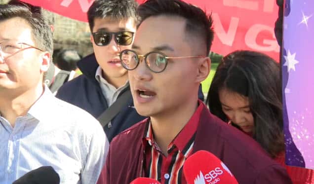 Jack, an organiser of the Sydney rally