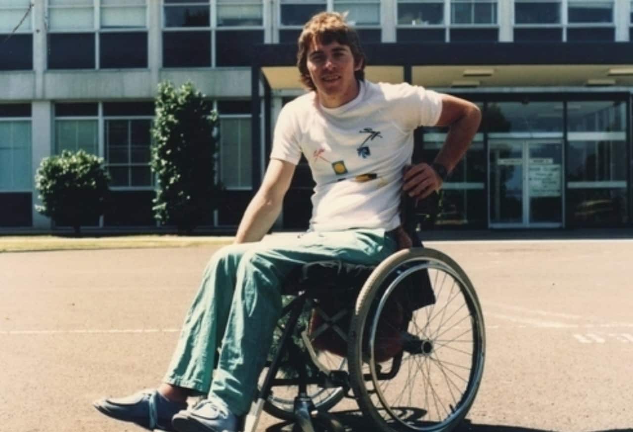 James Wood lost the use of his legs as a young man.