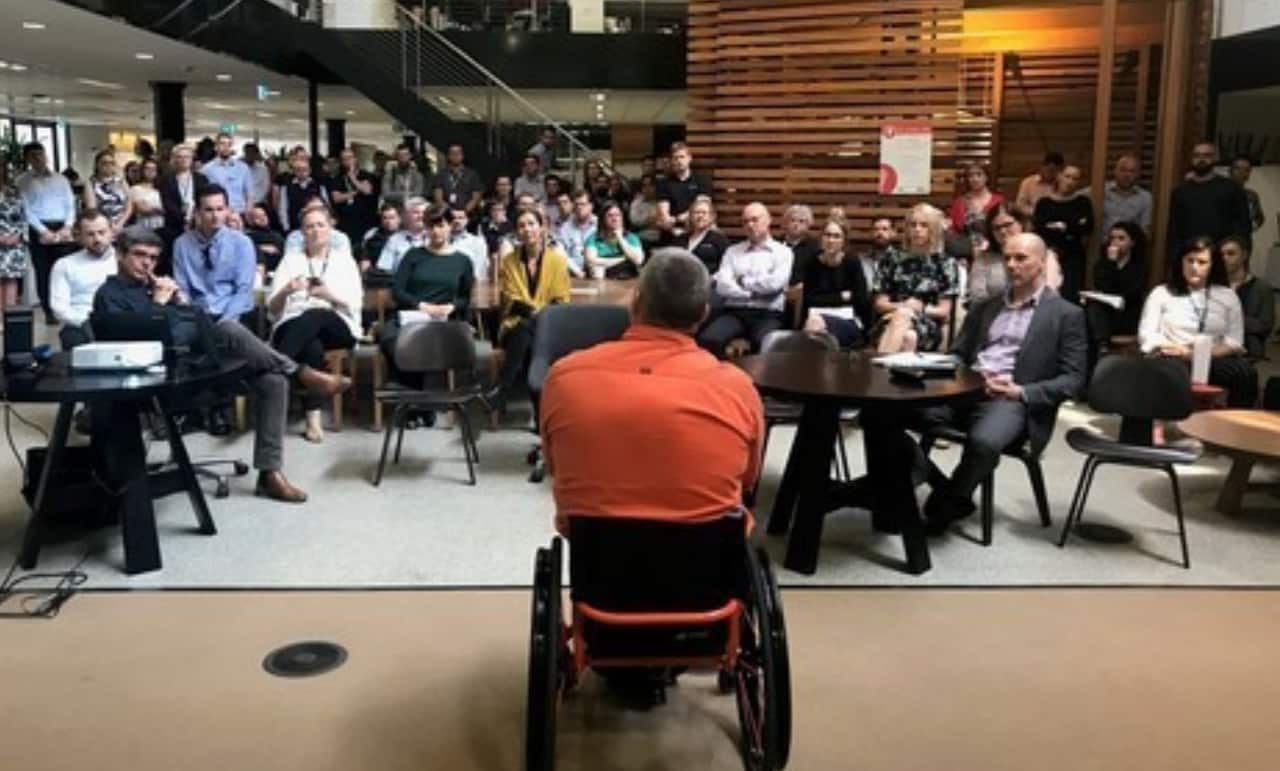 James Wood and his safety speakers present to around 10,000 Australians each year.