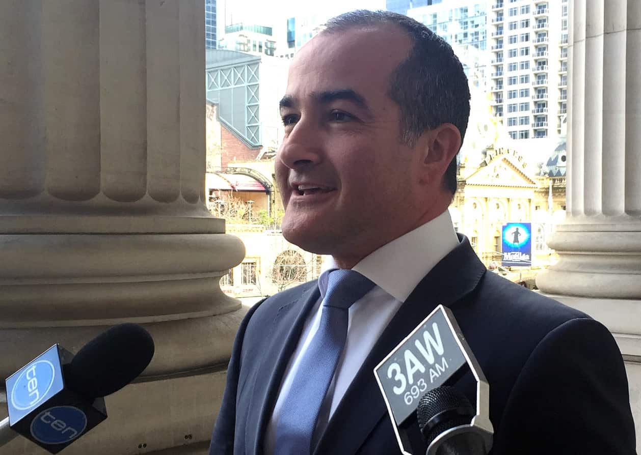 File image of Deputy Premier James Merlino 