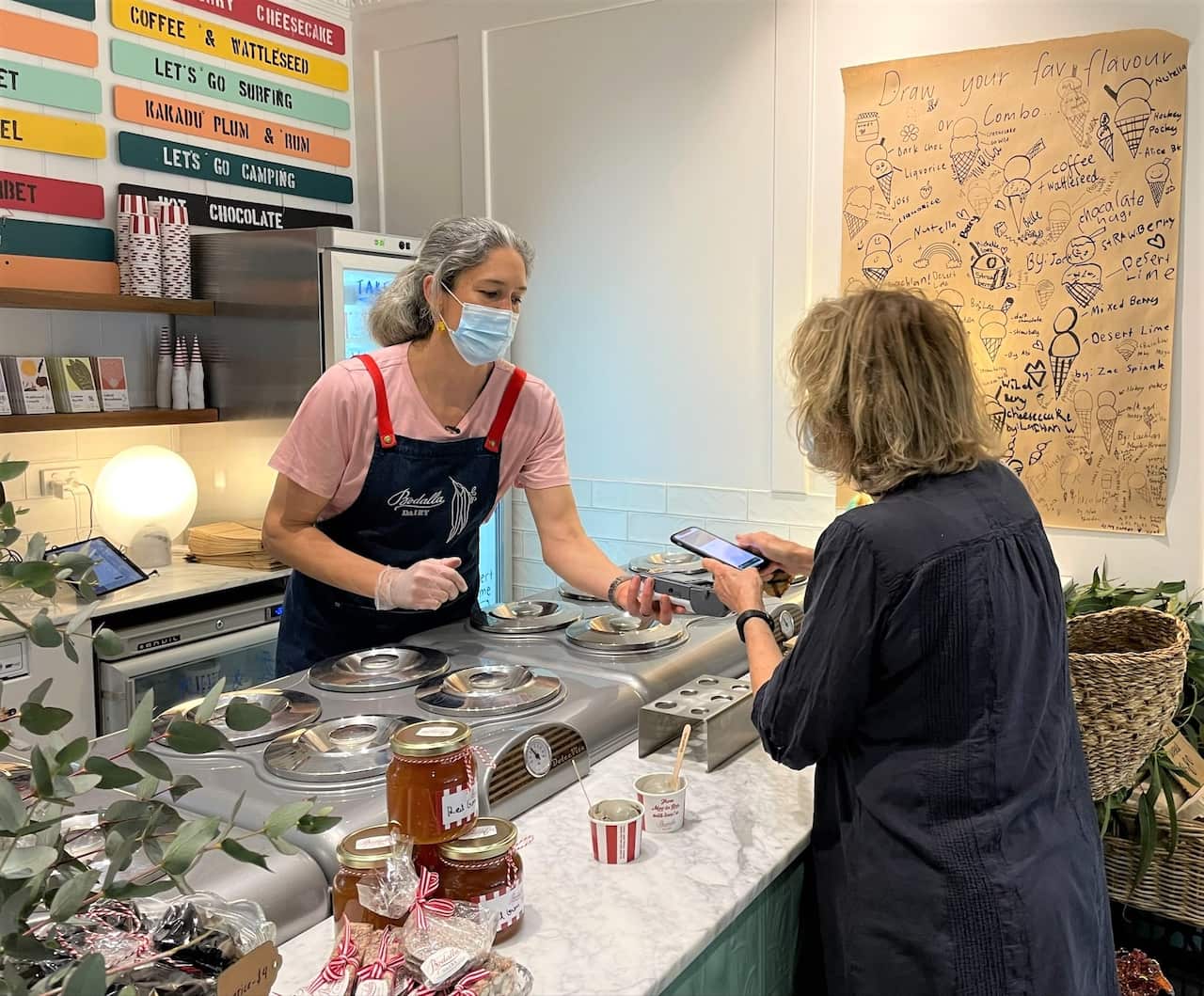 Strawberry flavour is a best seller.