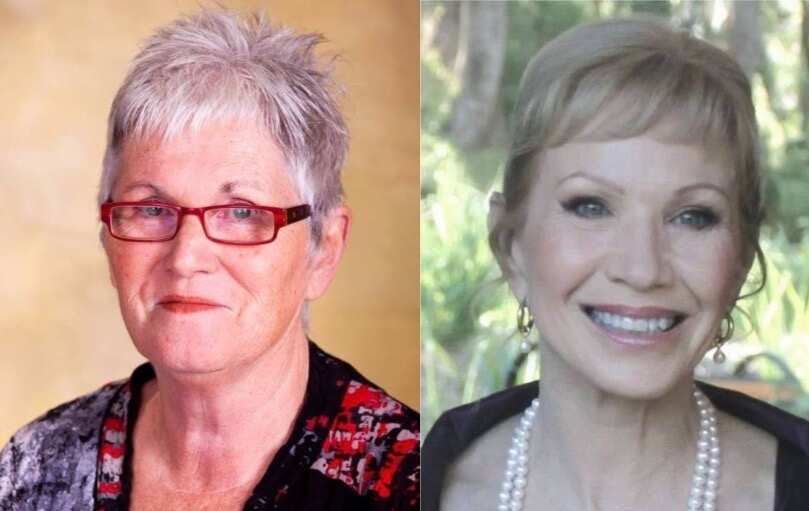 Janet Wilson, left, and Marilyn Beech.