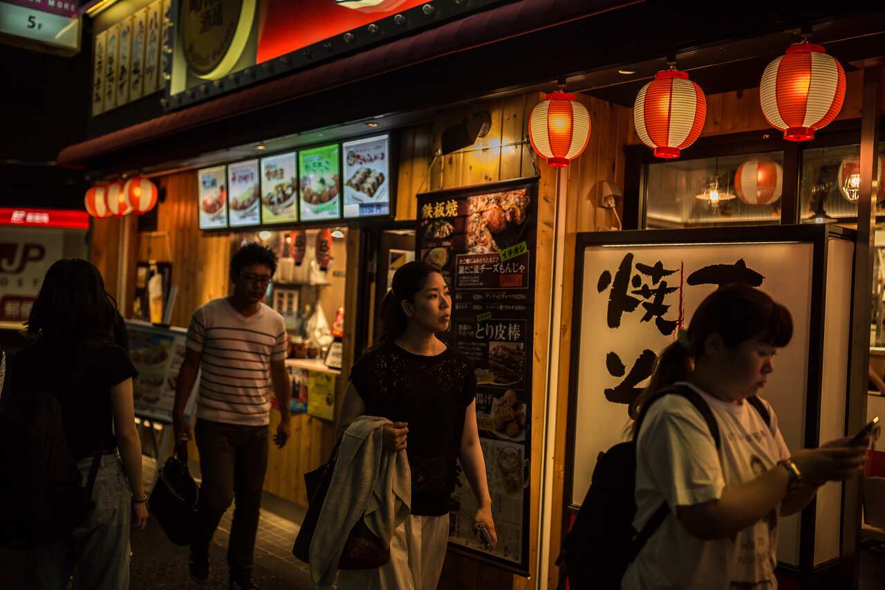 Kaori Shibuya, who owns a cafe, during an evening off, in Tokyo, Aug. 21, 2018. (Andrea DiCenzo/The New York Times)