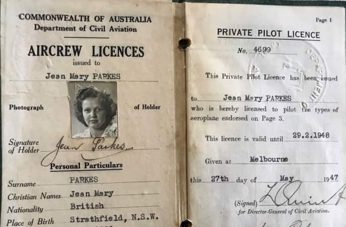 Jean's private pilot licence