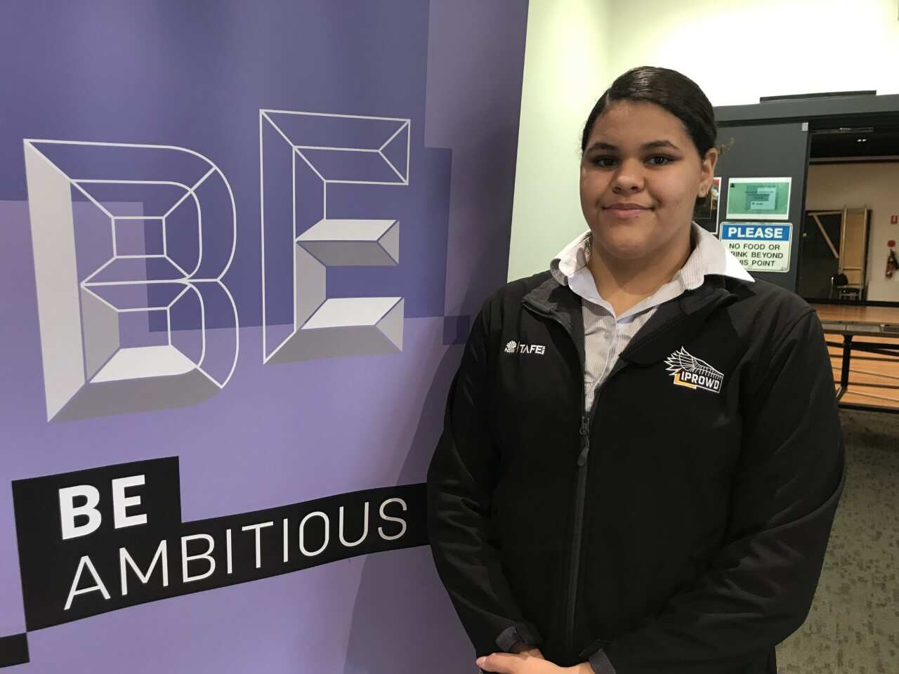 18-year-old Jessica Aragu-Bailey is an aspiring police officer.