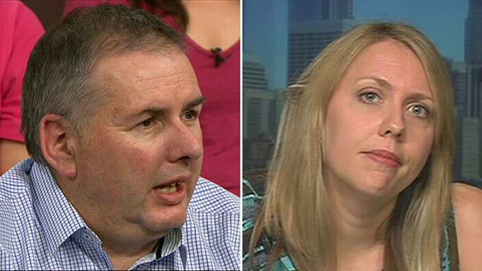 Christopher Gale (left) and Jessica Grisham. (Insight SBS)