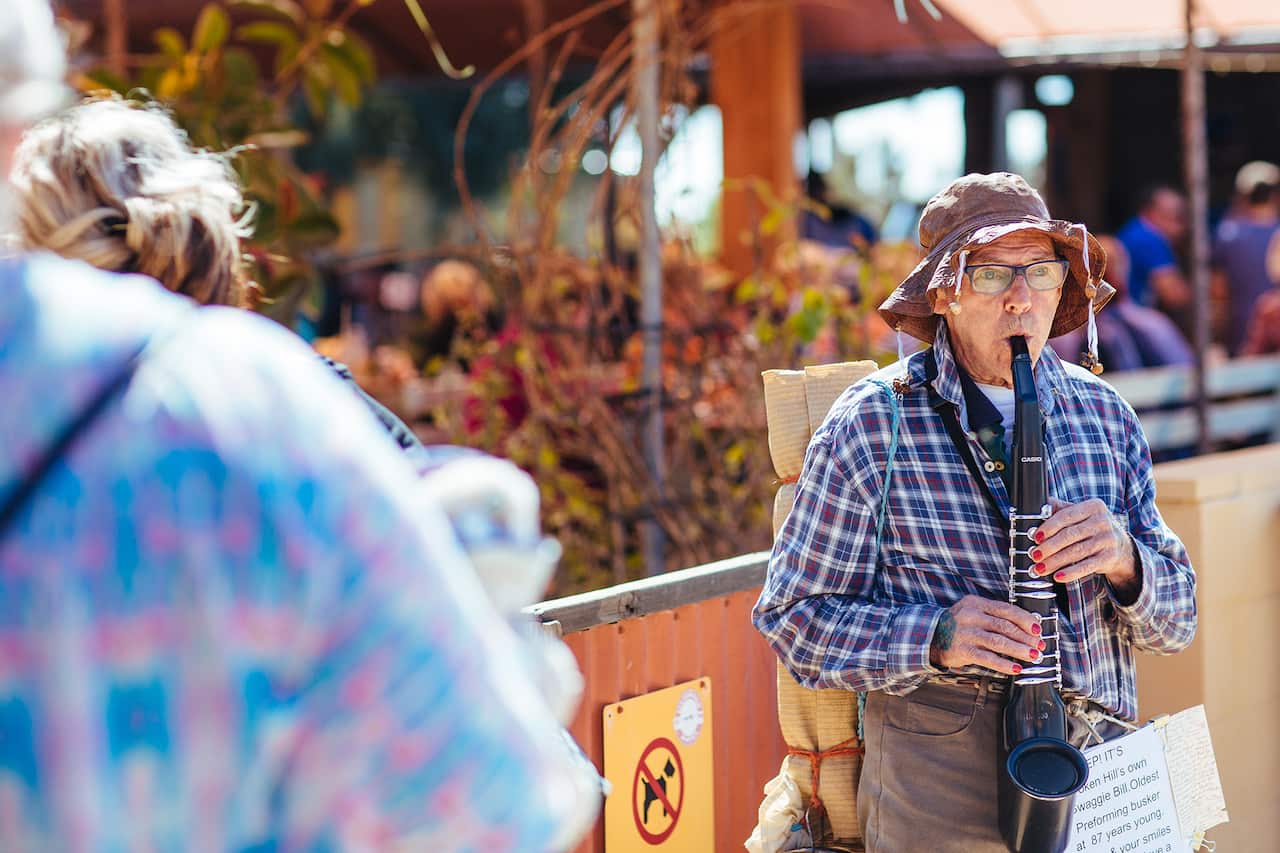 Performer at Broken Heel Festival