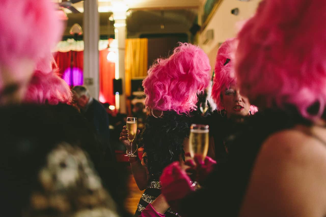 Champagne at the Broken Heel Festival