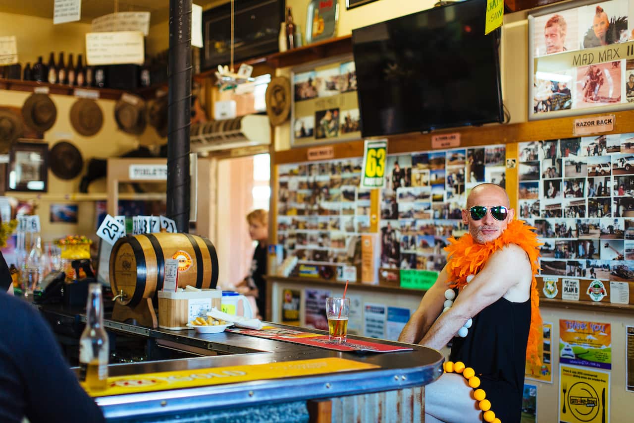 Festival-goer Magnus Dean 