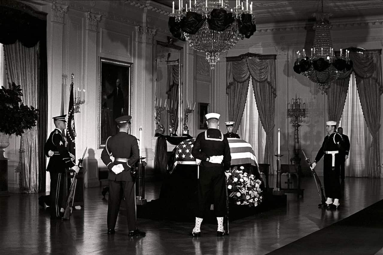 JFK was given a state funeral in Washington DC.