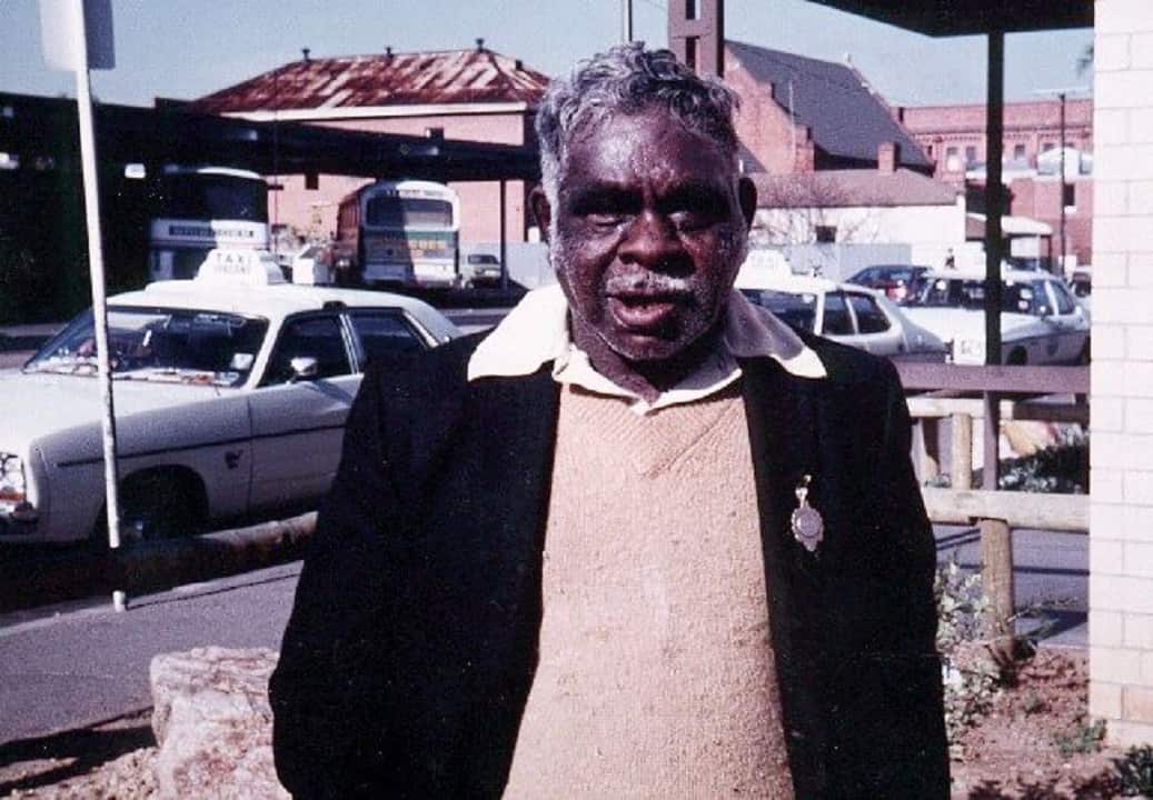 Jimmy James was one of two Pitjantjatjara trackers who located the missing schoolgirl alive.