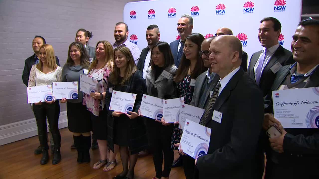 All of this year's graduates will be working with the NSW Government's interpreting service. 