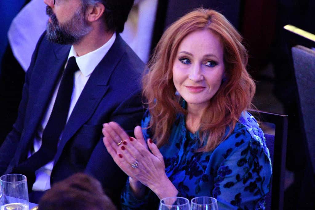 J.K. Rowling in New York at an awards service in 2019