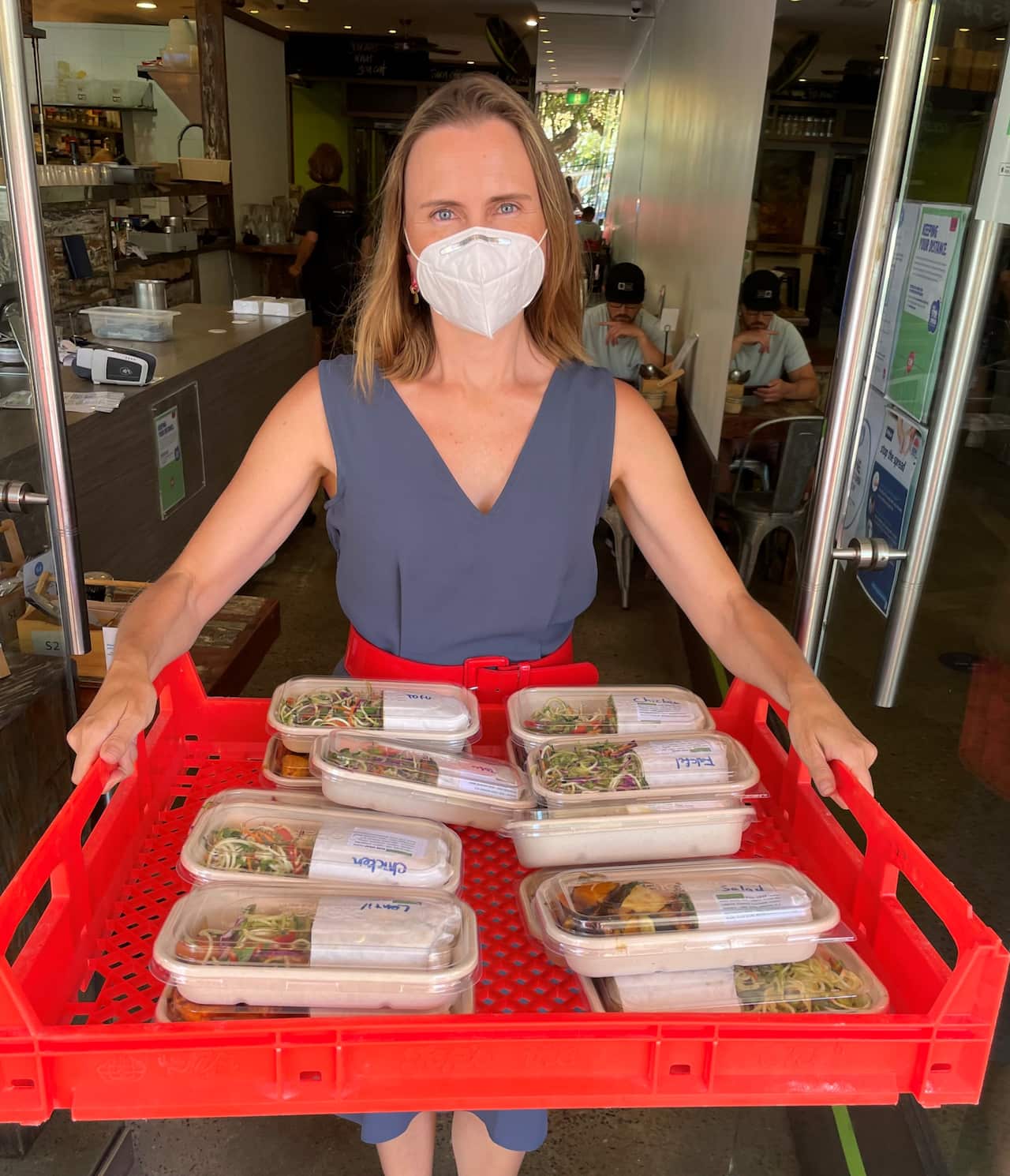 Joeline Hackman co-founder of Feed Our Medics. 