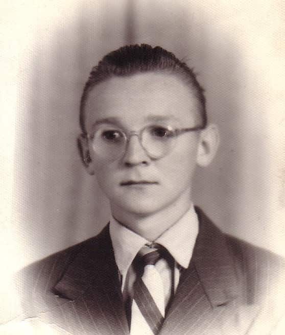 A 16 year old John Velcich arrived in Australia after years at a refugee camp.