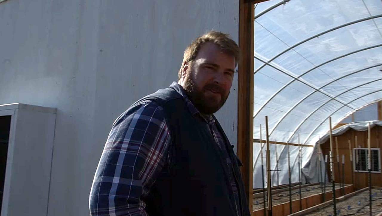 Cannabis grower John Foley from Yellowdog Family Farms in Nevada county.