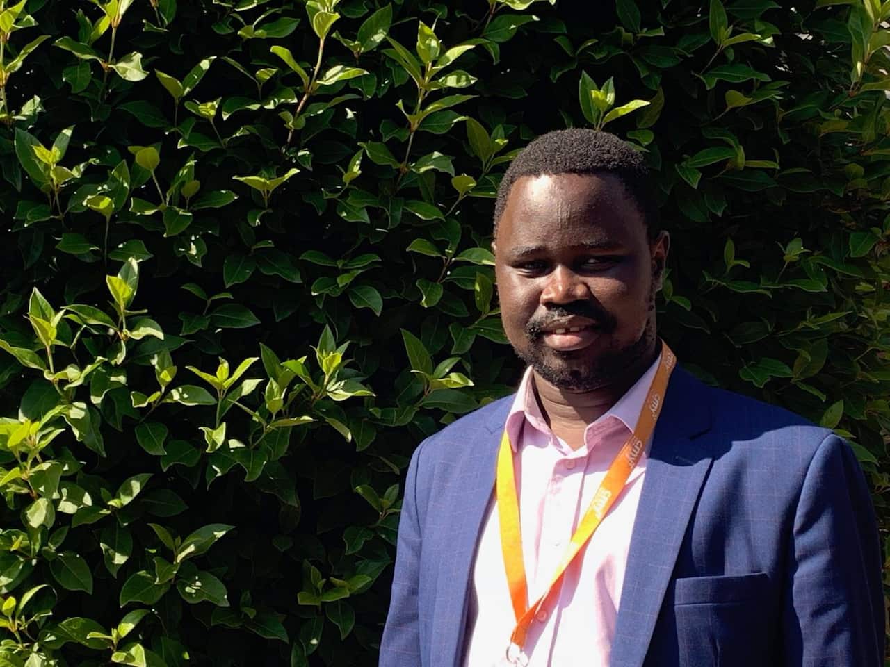 Multicultural youth worker John Garang Kon