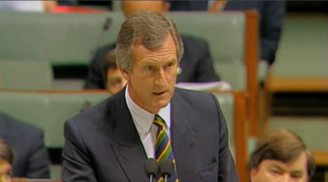 Former Liberal party leader John Hewson.