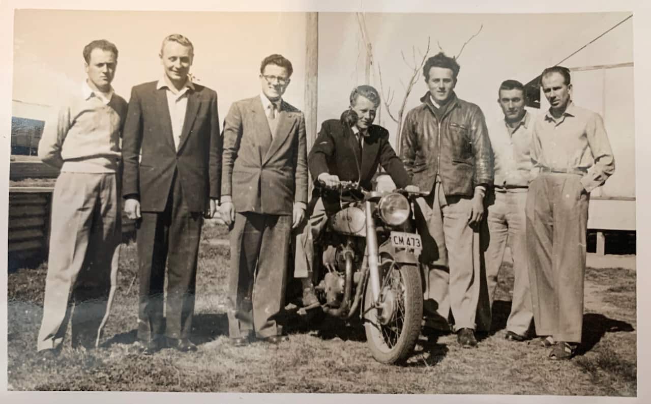 Joseph Plibersek (second from the left) with colleagues. 