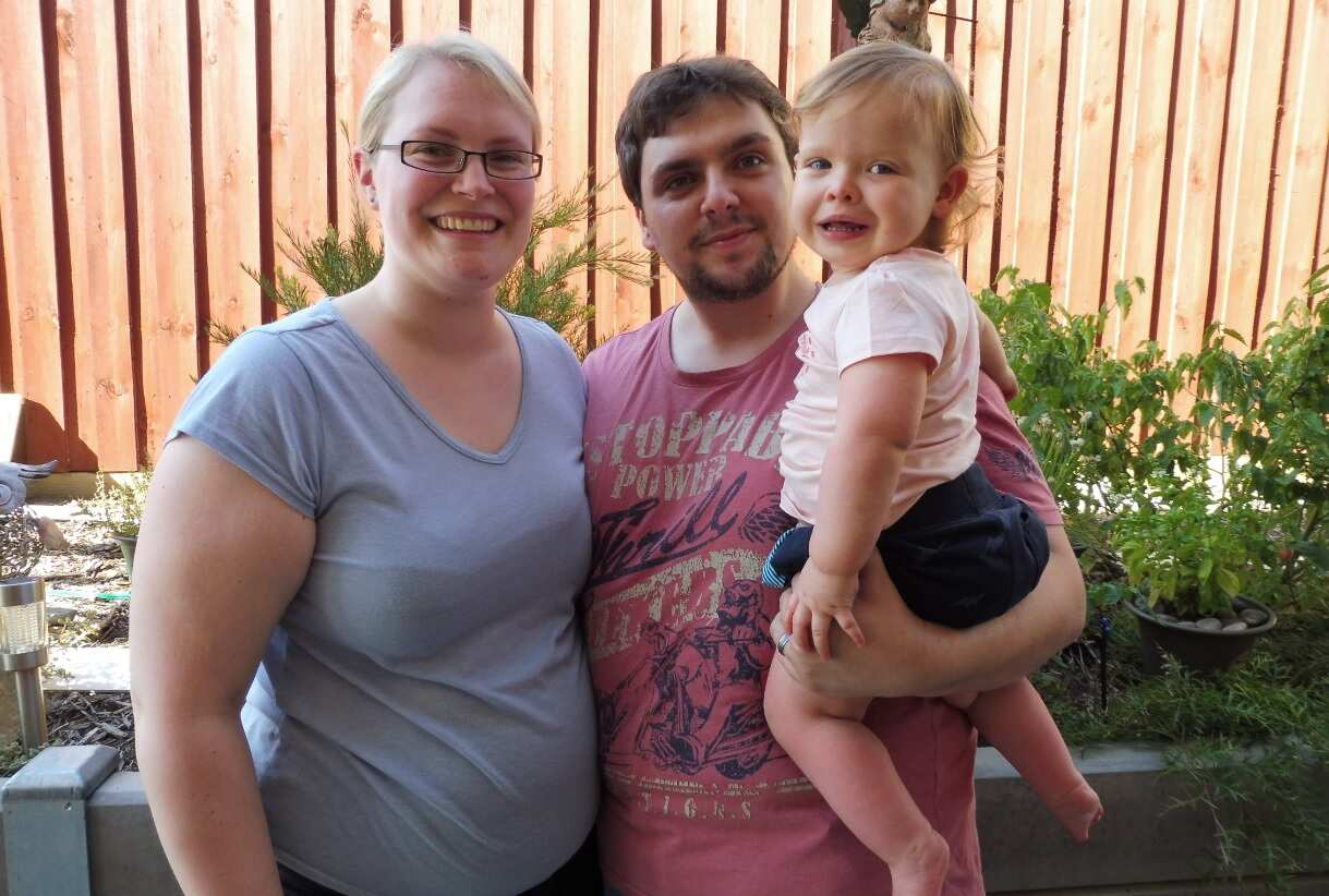 Joshua Anderson and his family (SBS)