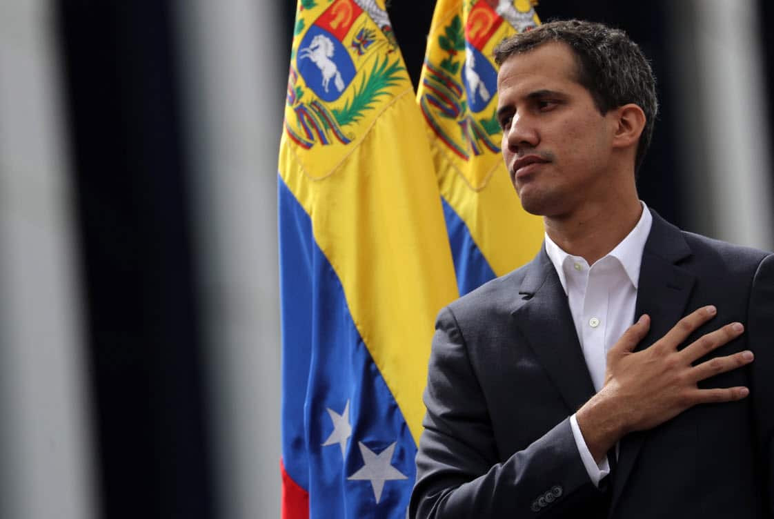Juan Guaido, self-declared President of the Venezuelan Parliament (AAP)