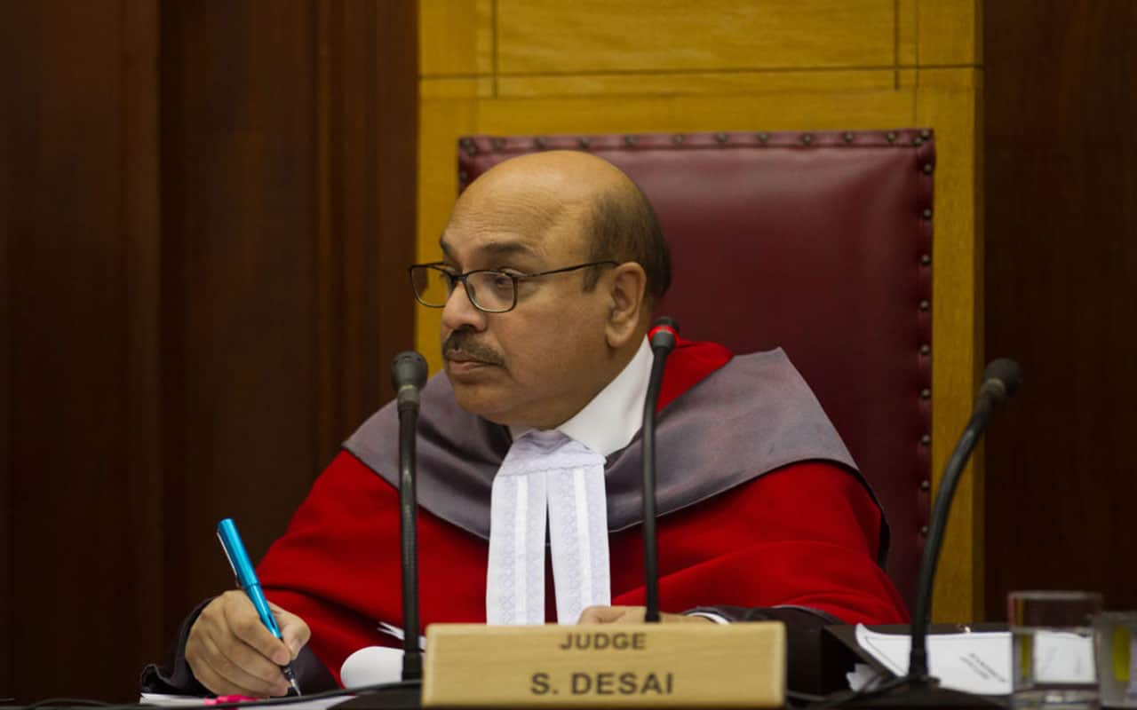 Judge Siraj Desai at the Western Cape High Court.
