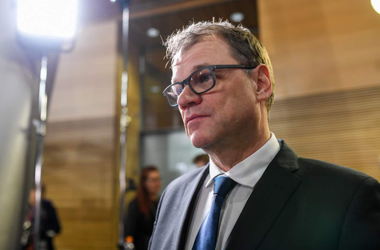 Centre Party leader, Prime Minister Juha Sipila.