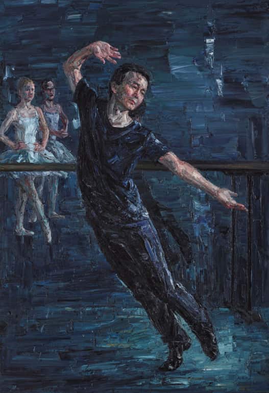 Jun Chen, 'Mao's last dance â Li Cunxin', oil on canvas, 165 x 112.5 cm.