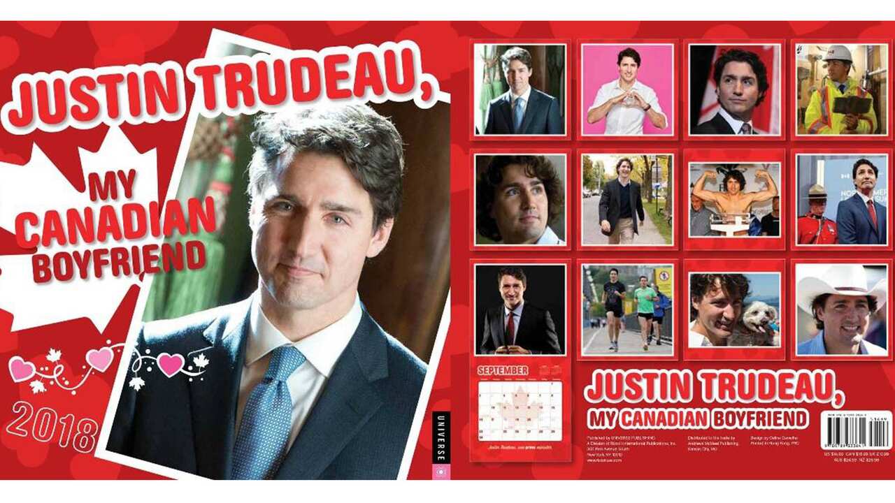 Justin Trudeau My Canadian Boyfriend calendar 2018