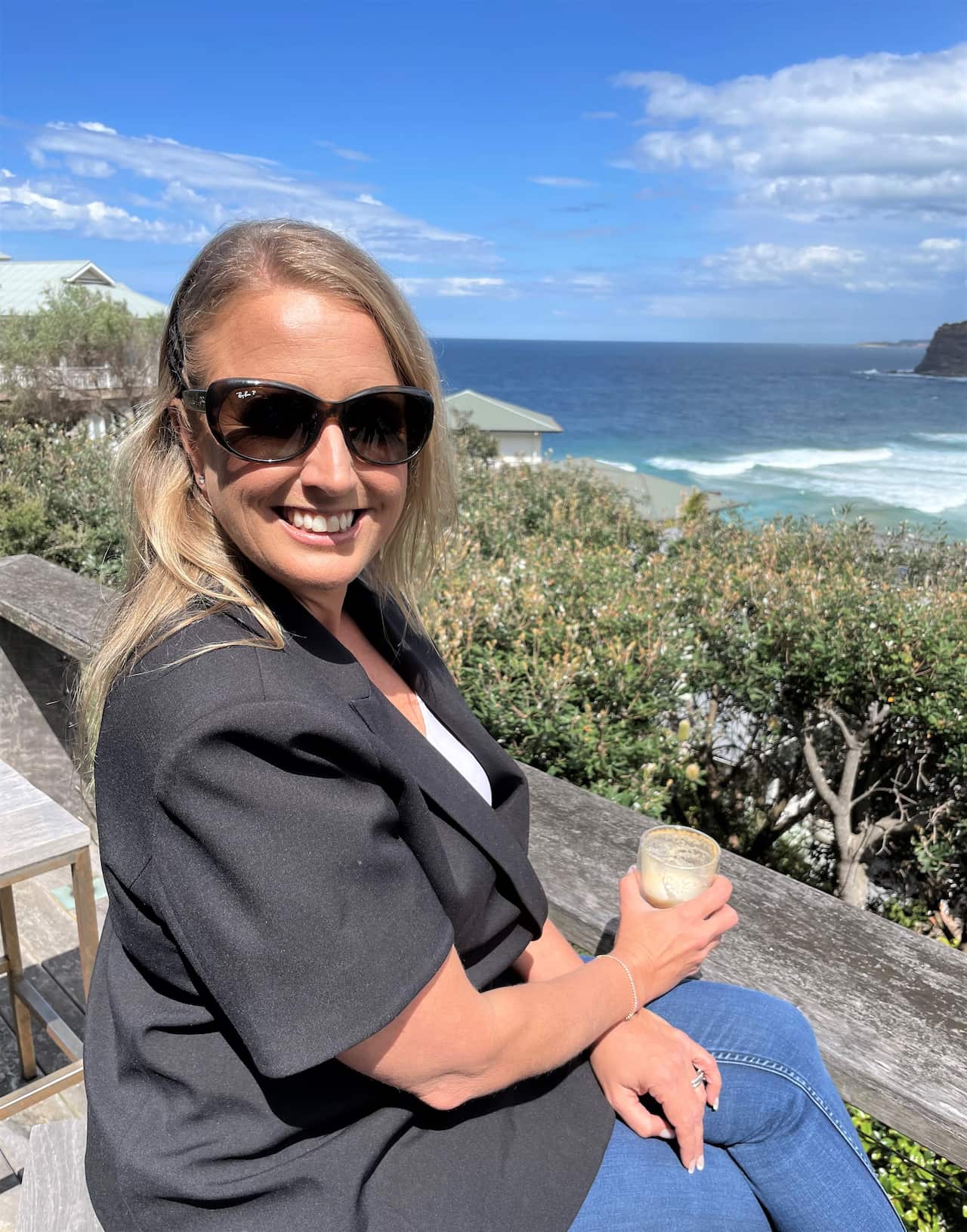 Kristy Carr at home on Sydney's northern beaches.