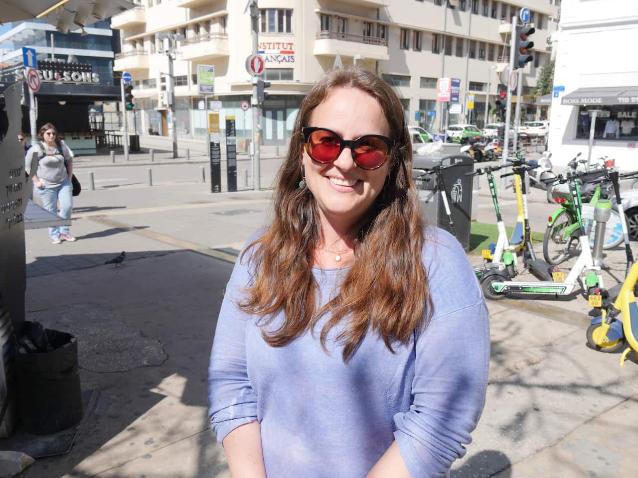 New mum Karen Reish hopes something will change as she votes for the third time in a year.