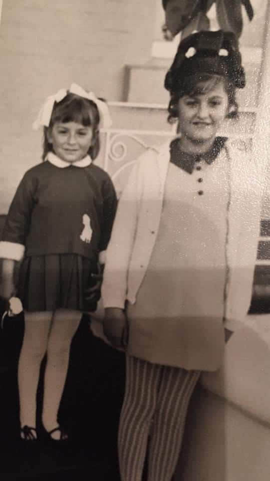 Kathy and Mary as children in Australia