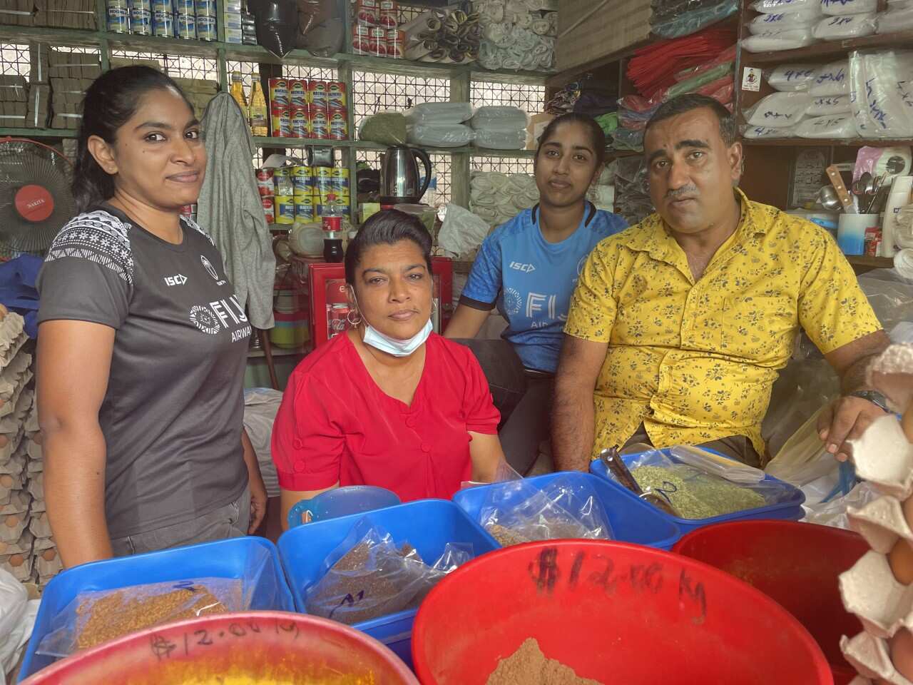 Spice vendor Khaiyum's family business relies on foreign visitors.