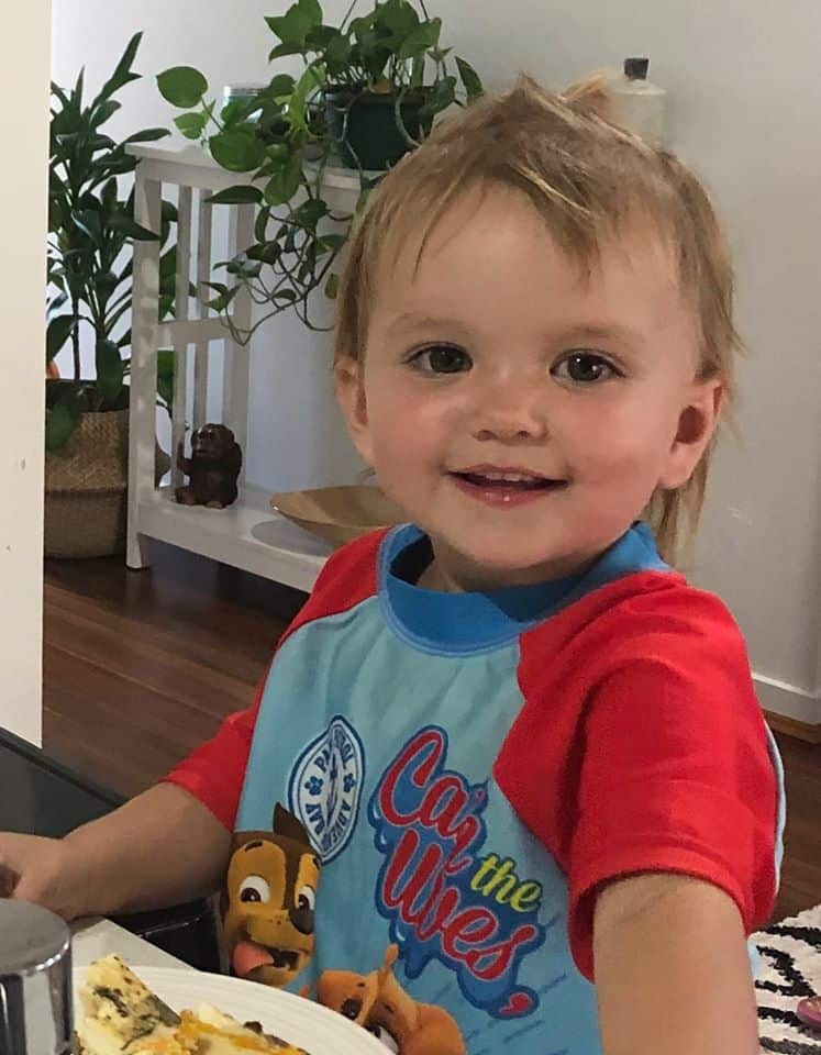 Police have issued an Amber Alert for missing Grafton toddler Aria Killiby.