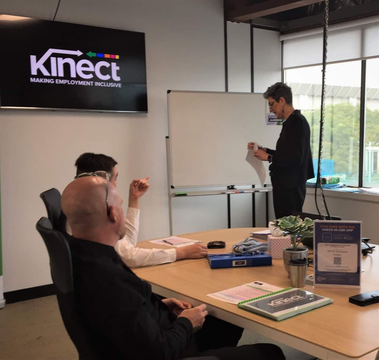 Kinect is helping people living with a disability to enter the workforce.