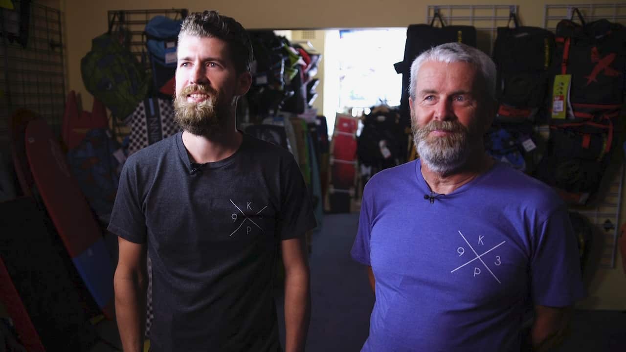 Steve and Peace McCormack, owners of Kitepower.