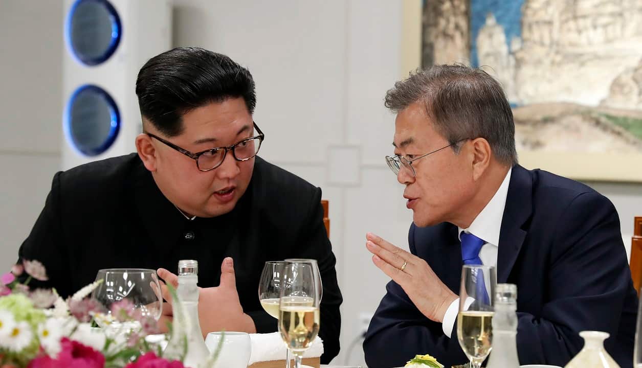 (File) South Korean officials have confirmed that South Korean President Moon Jae-in has met with his North Korean counterpart.