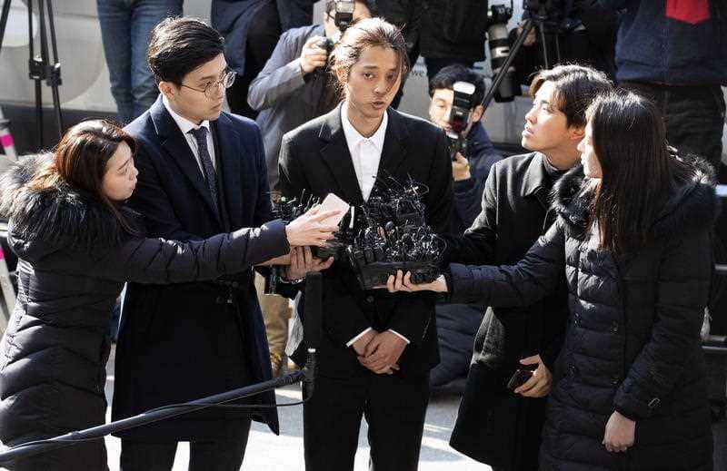 K-pop star Jung Joon-young is alleged to have secretly filmed himself having sex with about 10 women and sharing the footage.