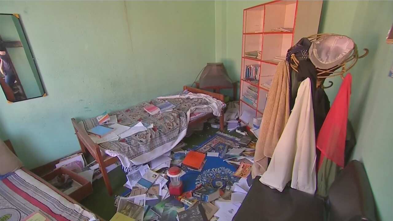 Krishna and his family have been refused government help, as although their house is uninhabitable, it's still standing.