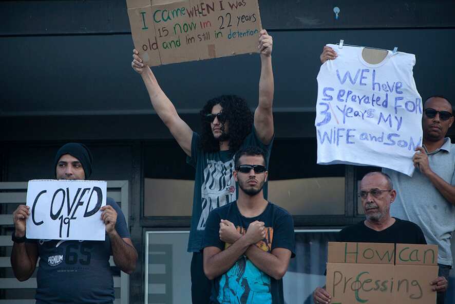 Detainees in Brisbane detention centre have been protesting daily for almost two weeks.