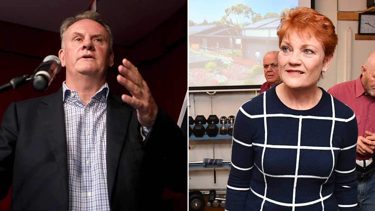 Former Labor leader Mark Latham has recorded ads for Pauline Hanson urging them not to vote Labor. 