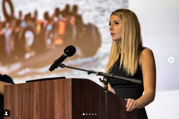 Ms Southern's speaking to was to include a screening of her documentary 'Farmlands' which looks into South African farmer killings. 