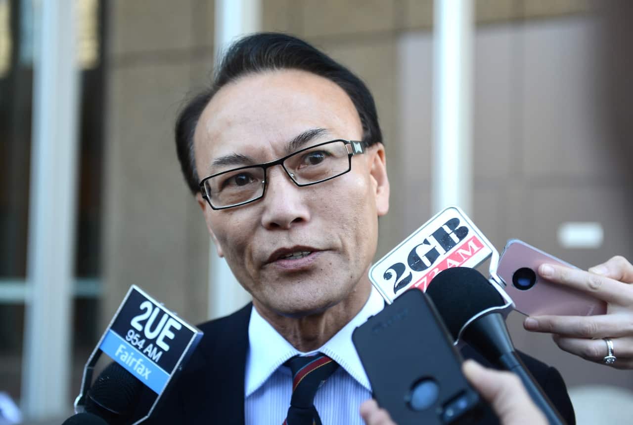 Ho Ledinh, 65, was shot three times through the back at point-blank range outside Happy Cup cafe at Bankstown City Plaza in January 2018.