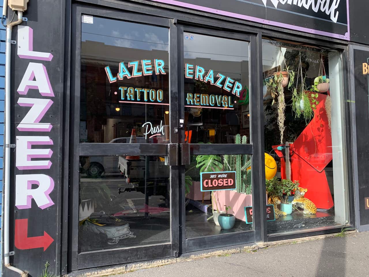Lazer Erazer is in Collingwood, Melbourne.