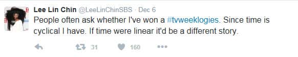 Lee Lin Chin Tweets