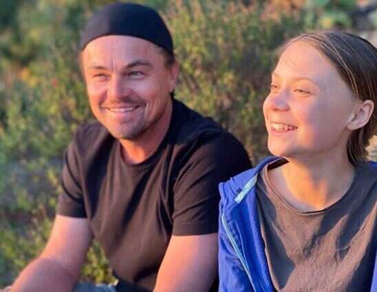 Passionate climate activists actor Leonardo DiCaprio and Swedish teenager Greta Thunberg finally meet.
