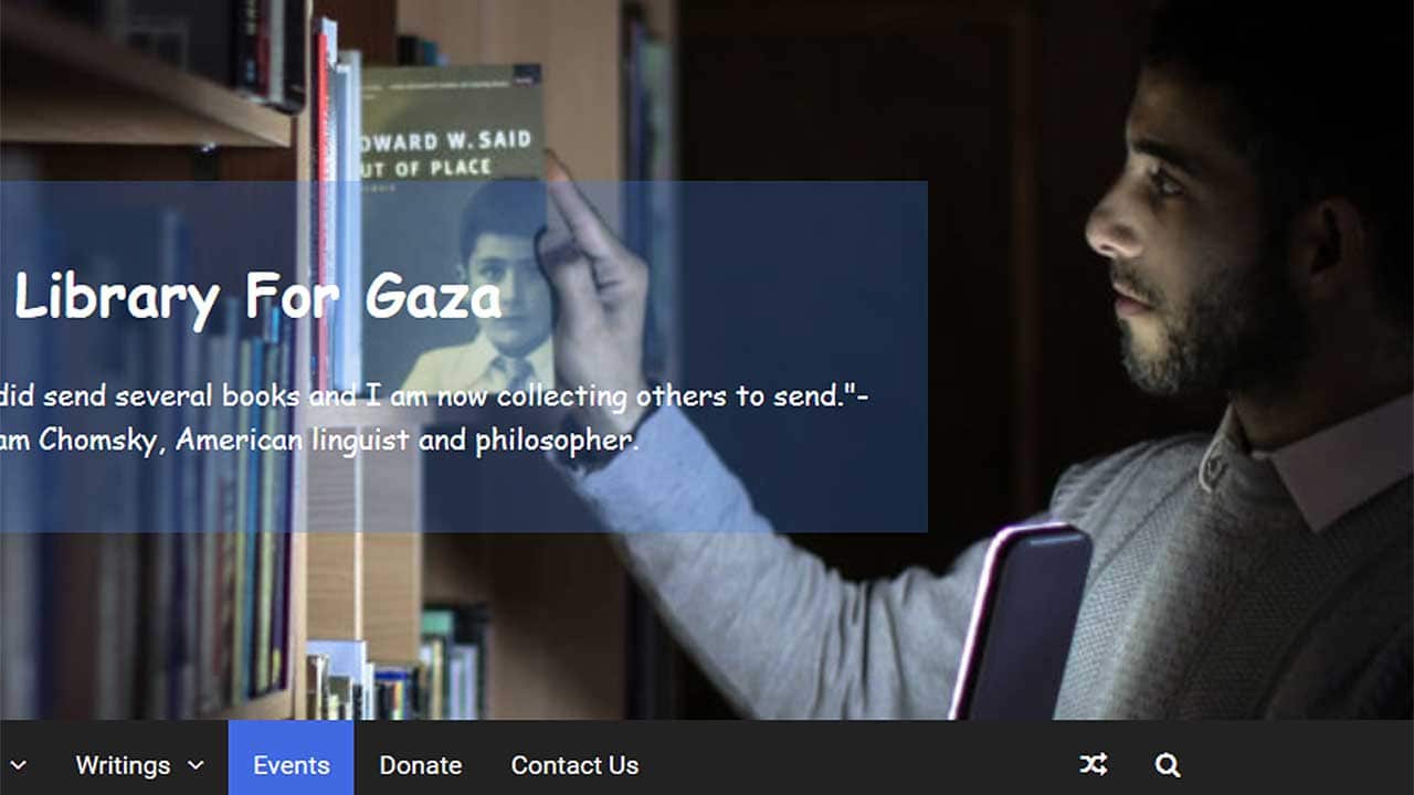 Library for Gaza